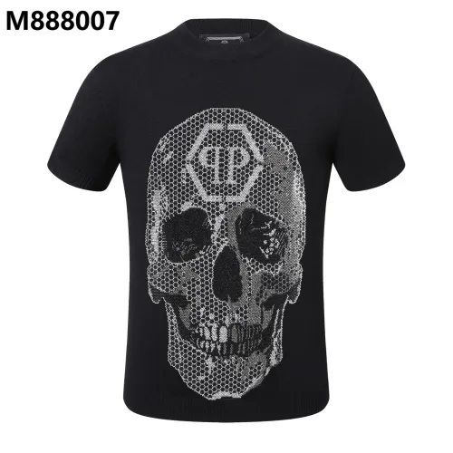 Wholesale Philipp Plein PP Sweaters Short Sleeved For Men #1470613 $39.00 USD, Wholesale Quality Replica Philipp Plein PP Sweaters