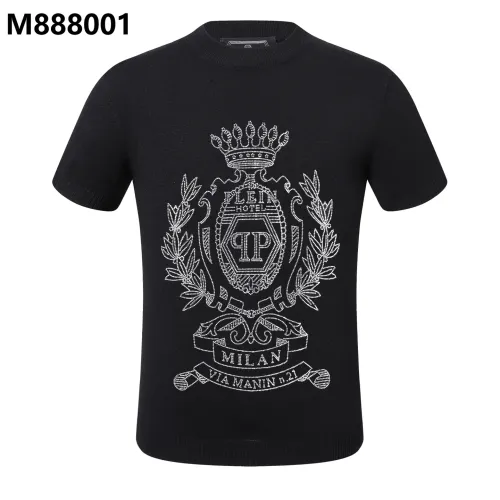 Wholesale Philipp Plein PP Sweaters Short Sleeved For Men #1470619 $39.00 USD, Wholesale Quality Replica Philipp Plein PP Sweaters