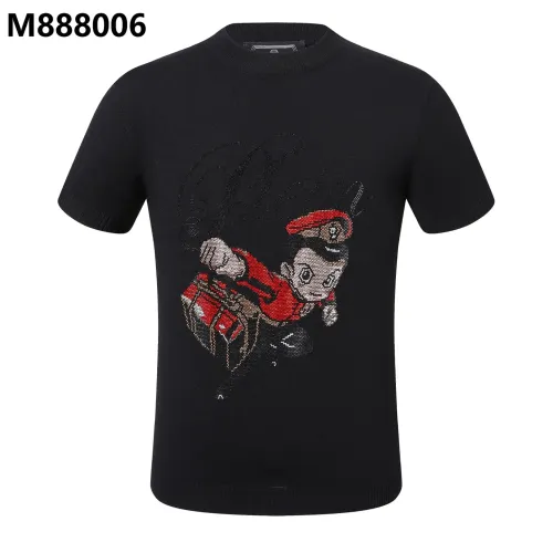 Wholesale Philipp Plein PP Sweaters Short Sleeved For Men #1470625 $39.00 USD, Wholesale Quality Replica Philipp Plein PP Sweaters