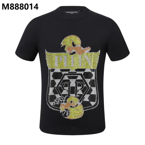 Wholesale Philipp Plein PP Sweaters Short Sleeved For Men #1470629 $39.00 USD, Wholesale Quality Replica Philipp Plein PP Sweaters