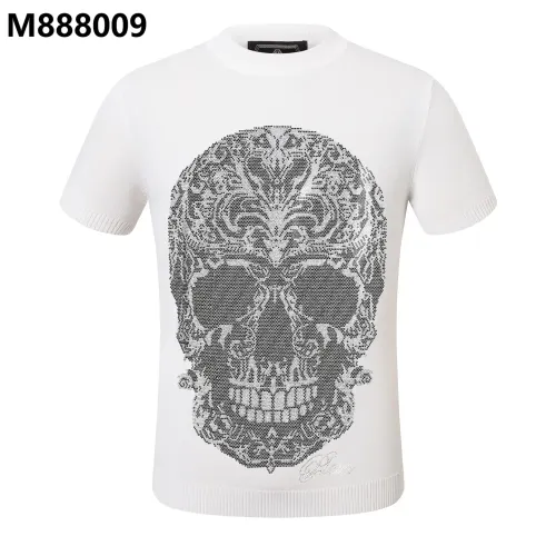 Wholesale Philipp Plein PP Sweaters Short Sleeved For Men #1470632 $39.00 USD, Wholesale Quality Replica Philipp Plein PP Sweaters