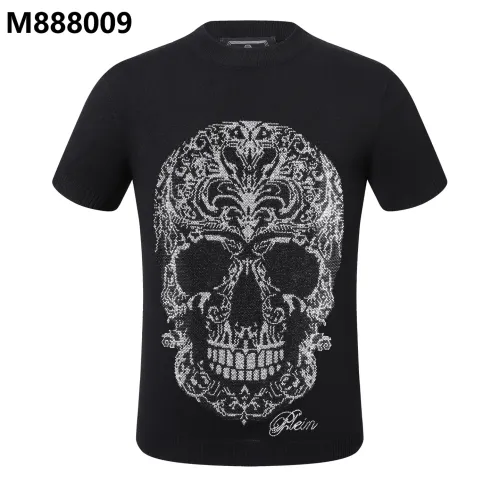 Wholesale Philipp Plein PP Sweaters Short Sleeved For Men #1470633 $39.00 USD, Wholesale Quality Replica Philipp Plein PP Sweaters