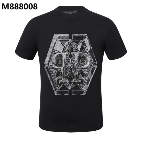Wholesale Philipp Plein PP Sweaters Short Sleeved For Men #1470635 $39.00 USD, Wholesale Quality Replica Philipp Plein PP Sweaters