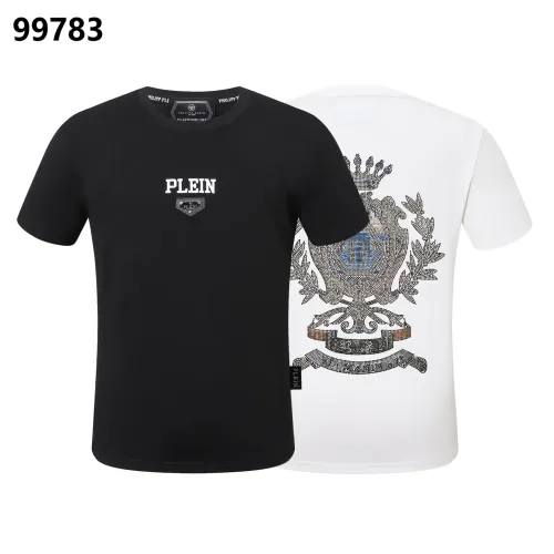Replica Philipp Plein PP Oversize T-Shirts Short Sleeved For Men #1470652 $38.00 USD for Wholesale