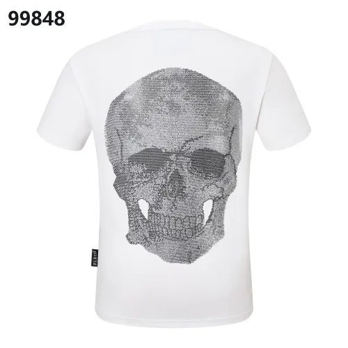 Wholesale Philipp Plein PP Oversize T-Shirts Short Sleeved For Men #1470654 $38.00 USD, Wholesale Quality Replica Philipp Plein PP T-Shirts