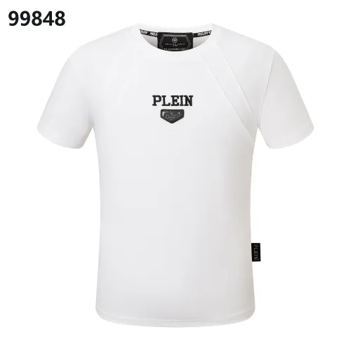 Replica Philipp Plein PP Oversize T-Shirts Short Sleeved For Men #1470654 $38.00 USD for Wholesale