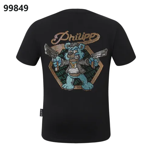 Wholesale Philipp Plein PP Oversize T-Shirts Short Sleeved For Men #1470657 $38.00 USD, Wholesale Quality Replica Philipp Plein PP T-Shirts