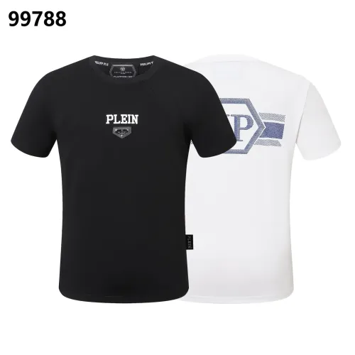 Replica Philipp Plein PP Oversize T-Shirts Short Sleeved For Men #1470658 $38.00 USD for Wholesale