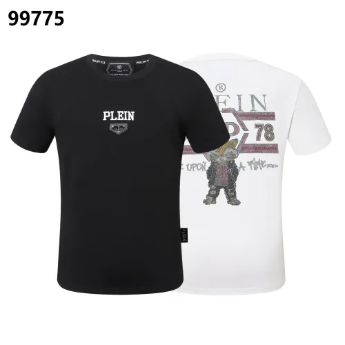 Replica Philipp Plein PP Oversize T-Shirts Short Sleeved For Men #1470661 $38.00 USD for Wholesale