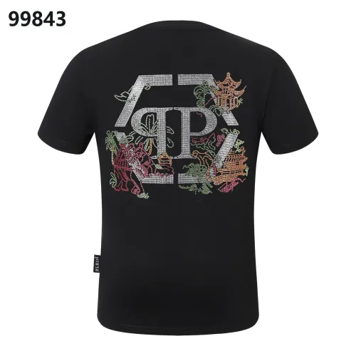 Wholesale Philipp Plein PP Oversize T-Shirts Short Sleeved For Men #1470663 $38.00 USD, Wholesale Quality Replica Philipp Plein PP T-Shirts