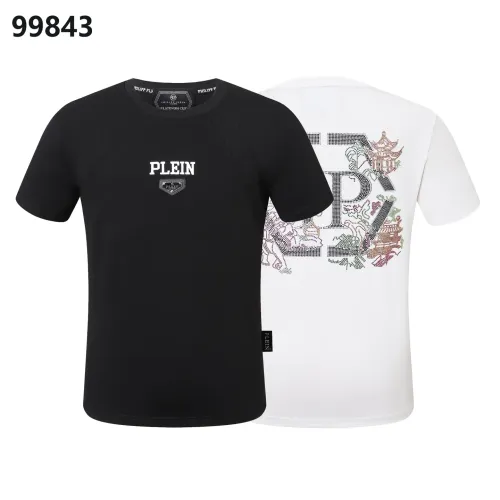 Replica Philipp Plein PP Oversize T-Shirts Short Sleeved For Men #1470663 $38.00 USD for Wholesale