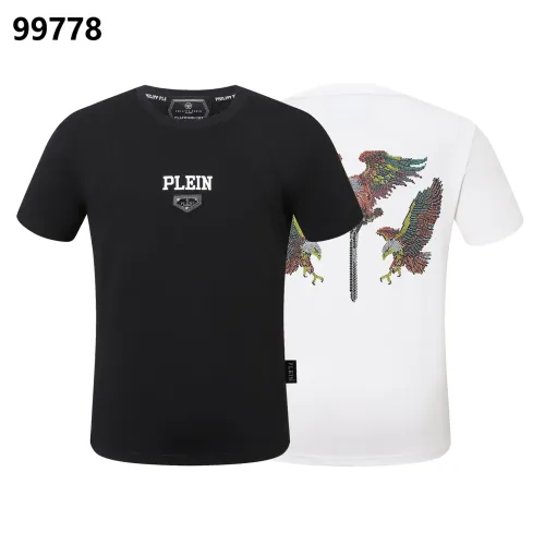 Replica Philipp Plein PP Oversize T-Shirts Short Sleeved For Men #1470668 $38.00 USD for Wholesale
