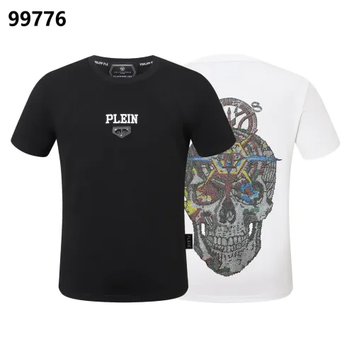 Replica Philipp Plein PP Oversize T-Shirts Short Sleeved For Men #1470673 $38.00 USD for Wholesale