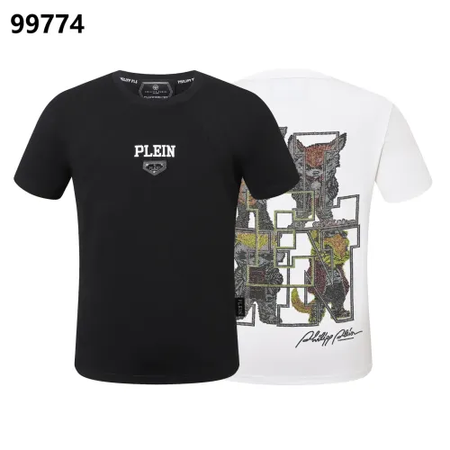 Replica Philipp Plein PP Oversize T-Shirts Short Sleeved For Men #1470677 $38.00 USD for Wholesale