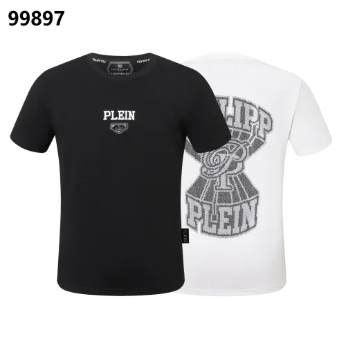 Replica Philipp Plein PP Oversize T-Shirts Short Sleeved For Men #1470678 $38.00 USD for Wholesale
