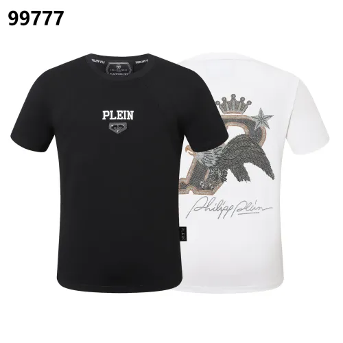 Replica Philipp Plein PP Oversize T-Shirts Short Sleeved For Men #1470681 $38.00 USD for Wholesale