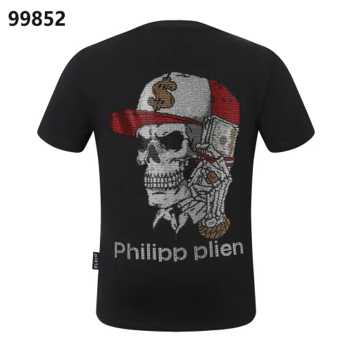 Wholesale Philipp Plein PP Oversize T-Shirts Short Sleeved For Men #1470687 $38.00 USD, Wholesale Quality Replica Philipp Plein PP T-Shirts