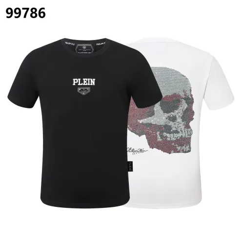Replica Philipp Plein PP Oversize T-Shirts Short Sleeved For Men #1470692 $38.00 USD for Wholesale