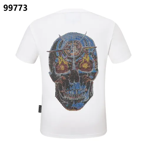 Wholesale Philipp Plein PP Oversize T-Shirts Short Sleeved For Men #1470694 $38.00 USD, Wholesale Quality Replica Philipp Plein PP T-Shirts