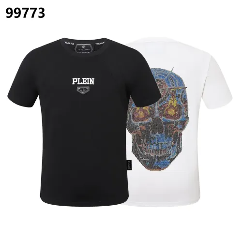Replica Philipp Plein PP Oversize T-Shirts Short Sleeved For Men #1470695 $38.00 USD for Wholesale