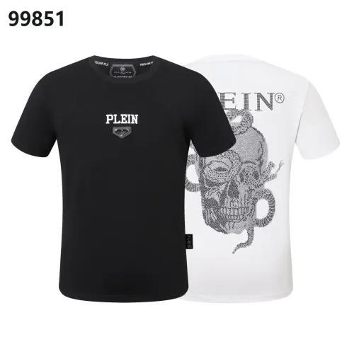 Replica Philipp Plein PP Oversize T-Shirts Short Sleeved For Men #1470699 $38.00 USD for Wholesale