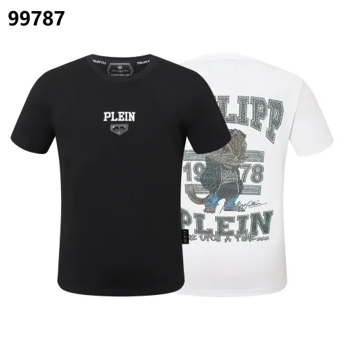 Replica Philipp Plein PP Oversize T-Shirts Short Sleeved For Men #1470701 $38.00 USD for Wholesale