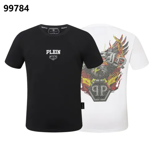Replica Philipp Plein PP Oversize T-Shirts Short Sleeved For Men #1470707 $38.00 USD for Wholesale