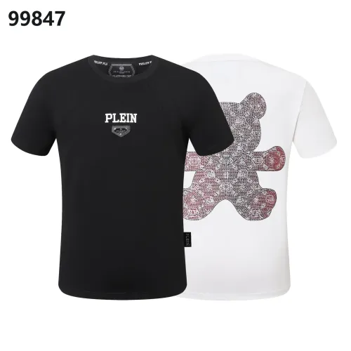 Replica Philipp Plein PP Oversize T-Shirts Short Sleeved For Men #1470713 $38.00 USD for Wholesale