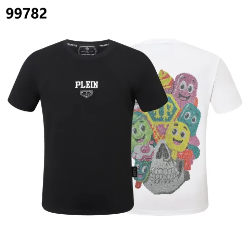 Replica Philipp Plein PP Oversize T-Shirts Short Sleeved For Men #1470714 $38.00 USD for Wholesale