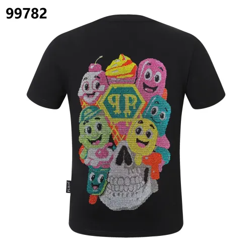 Wholesale Philipp Plein PP Oversize T-Shirts Short Sleeved For Men #1470715 $38.00 USD, Wholesale Quality Replica Philipp Plein PP T-Shirts