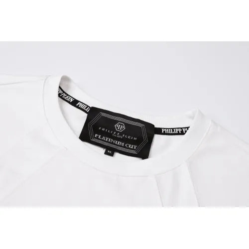 Replica Philipp Plein PP Oversize T-Shirts Short Sleeved For Men #1470718 $38.00 USD for Wholesale