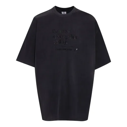 Wholesale VETEMENTS T-Shirts Short Sleeved For Unisex #1470751 $40.00 USD, Wholesale Quality Replica VETEMENTS T-Shirts