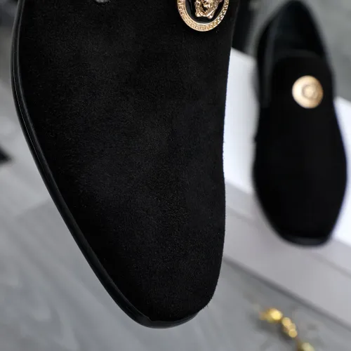 Replica Versace Leather Shoes For Men #1470800 $92.00 USD for Wholesale