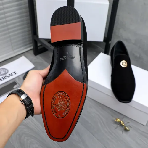 Replica Versace Leather Shoes For Men #1470800 $92.00 USD for Wholesale