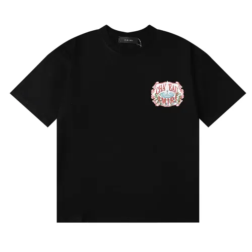 Replica Amiri T-Shirts Short Sleeved For Unisex #1470818 $29.00 USD for Wholesale