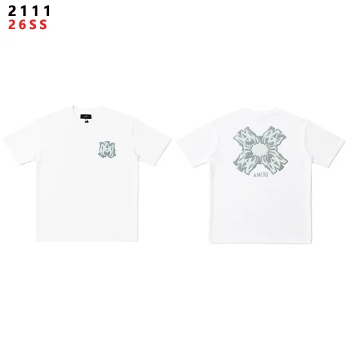 Wholesale Amiri T-Shirts Short Sleeved For Unisex #1470828 $34.00 USD, Wholesale Quality Replica Amiri T-Shirts