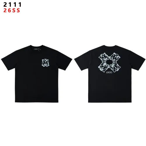 Wholesale Amiri T-Shirts Short Sleeved For Unisex #1470829 $34.00 USD, Wholesale Quality Replica Amiri T-Shirts