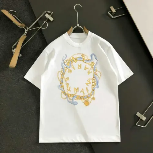 Wholesale Balmain T-Shirts Short Sleeved For Unisex #1470849 $36.00 USD, Wholesale Quality Replica Balmain T-Shirts