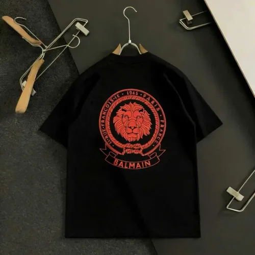 Wholesale Balmain T-Shirts Short Sleeved For Unisex #1470851 $36.00 USD, Wholesale Quality Replica Balmain T-Shirts
