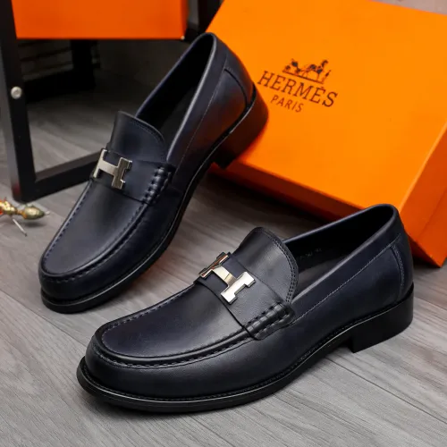 Wholesale Hermes Leather Shoes For Men #1471035 $82.00 USD, Wholesale Quality Replica Hermes Leather Shoes