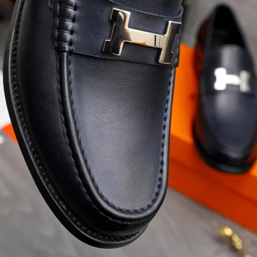 Replica Hermes Leather Shoes For Men #1471035 $82.00 USD for Wholesale