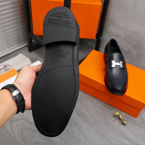 Replica Hermes Leather Shoes For Men #1471035 $82.00 USD for Wholesale
