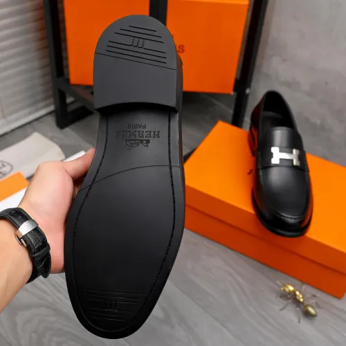 Replica Hermes Leather Shoes For Men #1471036 $82.00 USD for Wholesale