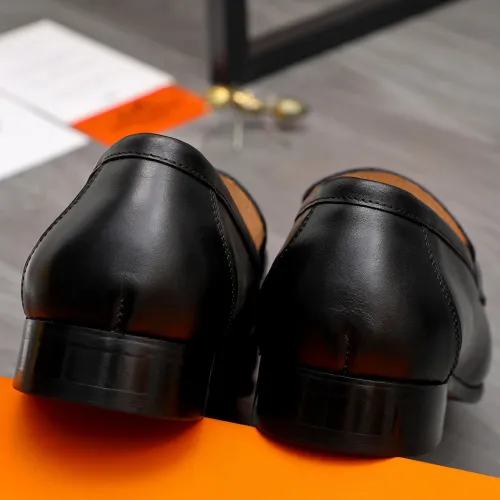 Replica Hermes Leather Shoes For Men #1471039 $82.00 USD for Wholesale