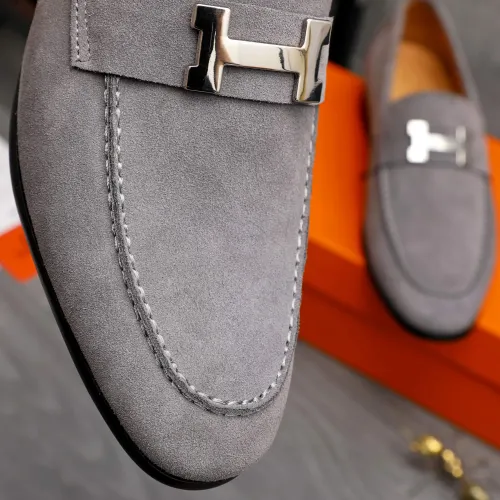 Replica Hermes Leather Shoes For Men #1471040 $82.00 USD for Wholesale