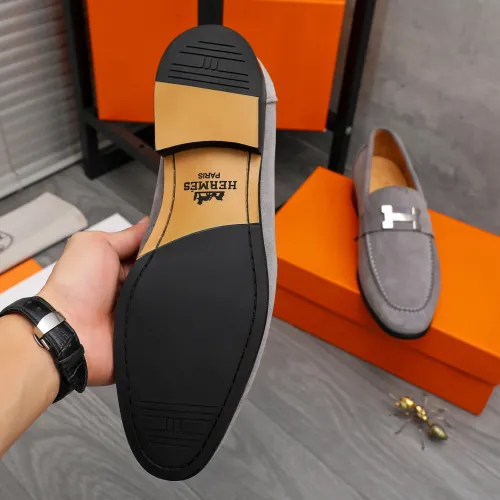 Replica Hermes Leather Shoes For Men #1471040 $82.00 USD for Wholesale