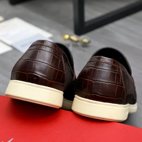 Replica Salvatore Ferragamo Leather Shoes For Men #1471047 $100.00 USD for Wholesale