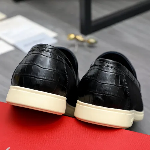 Replica Salvatore Ferragamo Leather Shoes For Men #1471049 $100.00 USD for Wholesale