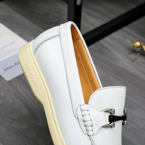 Replica Salvatore Ferragamo Leather Shoes For Men #1471056 $100.00 USD for Wholesale