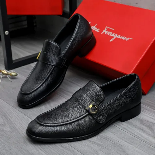 Wholesale Salvatore Ferragamo Leather Shoes For Men #1471062 $96.00 USD, Wholesale Quality Replica Salvatore Ferragamo Leather Shoes